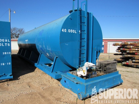 7'6"Dia x 32'L 10,800-Gal Fuel Tank w/3' Porch Ext