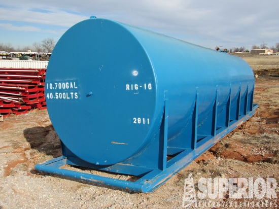 8'Dia x 28'6"L 10,700-Gal Fuel Tank w/5' Porch, AM