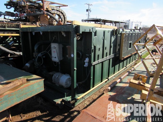 7'H x 9'9"W x 20'6"L 240-Bbl Crimped Steel Mud Tan