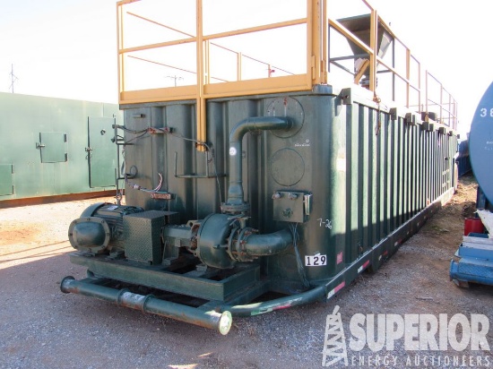 (x) 5'6"H x 8'6"W x 42'L 325-Bbl Crimped Steel Mud Tan