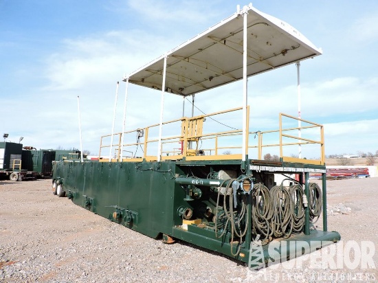 (x) 5'3"H x 10'W x 47'L 400-Bbl Mud Tank w/7' Covered