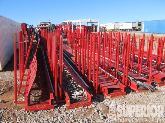 (4) 8"H x 2'W x 32'L Skidding System Suitcases w/2