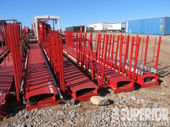 (4) 8"H x 2'W x 32'L Skidding System Suitcases w/2
