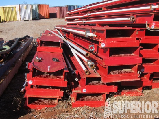 (8) 8"H x 2'W x 32'L & (1) 8"H x 2'W x 22'L Skiddi