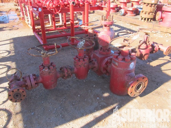 10,000# Choke Manifold w/5-Way Cross, (2) JMP 4-1/