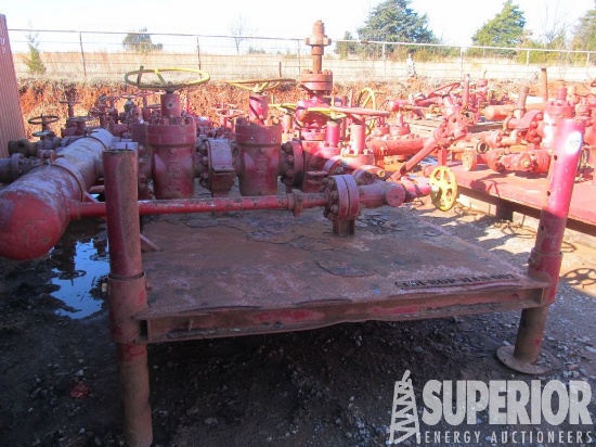 5000# Choke Manifold w/(2) 4-1/16", (5) 2-1/16" Ga