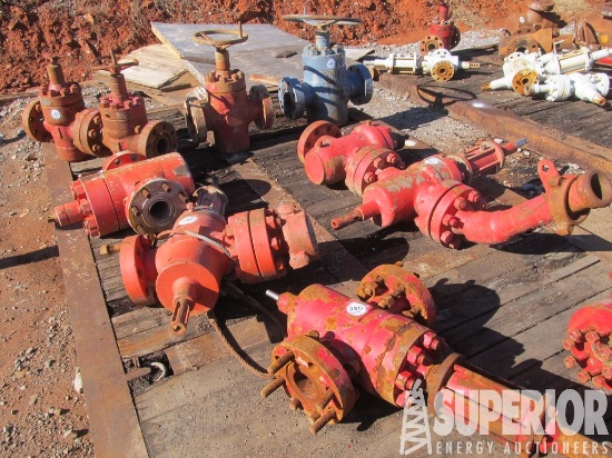 (9) Asst'd 4 -1/16" 5000# & 10,000# Manual & Hyd G