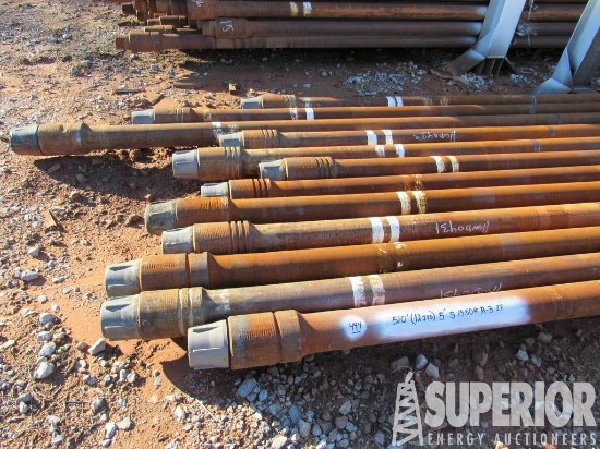 510Ft (12 Jts) 5", S, 19.50#, Rng 3 Drill Pipe w/4
