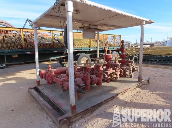 (3-55) 5000# Choke Manifold w/(6) 4-1/16", (8) 3-1