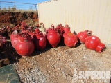 (16) 5000# Pulsation Dampeners, Located In Yard #