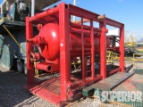 4'Dia x 10'H Atmospheric Degasser, Cantilevers Up