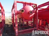 4'Dia x 12'H Mud Gas Separator, Swings Up, on Junk