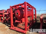 4'Dia x 10'H Mud Gas Separator, Swings Up, on Junk