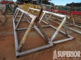 (4) Triangular Pipe Racks, (2) 46