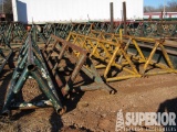 (4) Triangular Pipe Racks, (2) 36