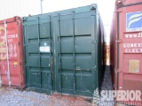 8' x 20' Container w/Wood Shelves & Containing (2)