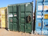 8' x 20' Container w/Lights, Electrical & Steel Pa