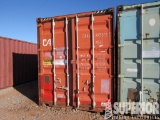 8' x 40' Container w/Contents, (4) UNUSED BOSS OIL