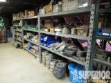 (3) 6'H x 3'Dia x 6'W Parts Shelves & Contents, Pr