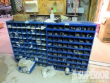 (6) Fastenal Parts Bins w/Contents, Nuts, Bolts, F