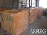 (3) Wood Storage Crates, Located In Yard # 2 – Ode