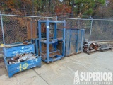 (2) Metal Crates & (2) Pallets, (2) Metal Shipping