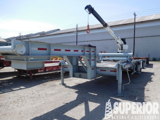 Shopbuilt 10'W x 30'OAL T/A Knuckle Boom Trailer w