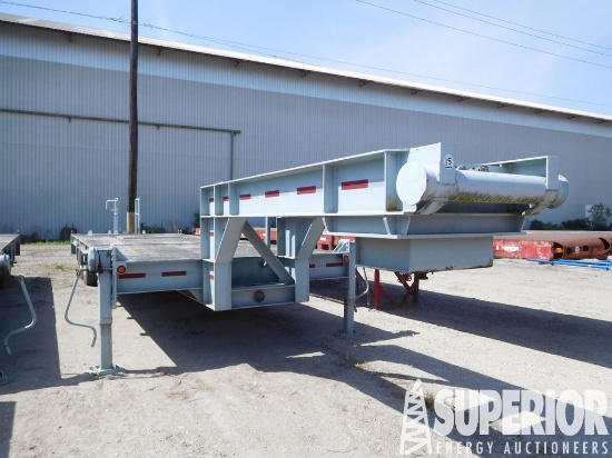 Shopbuilt 10'W x 30'OAL T/A Knuckle Boom Trailer w