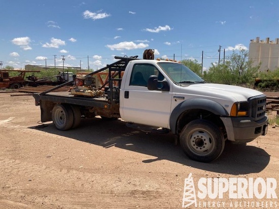(x) 2006 FORD F-450 Roustabout Truck, VIN-1FDXF46Y