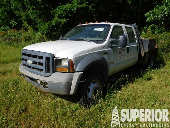 (x) 2006 FORD F-450 Crew Cab Dual Pickup, VIN-1FDX