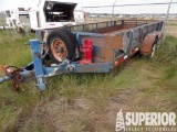 (x) 1981 TRILLIUM T/A Bumper Pull Utility Trailer,