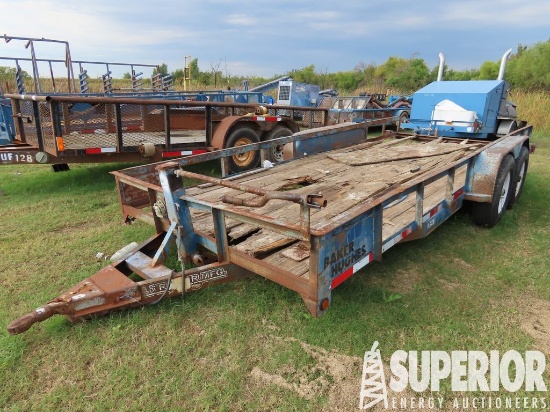 (x) 2004 L&L TRAILERS 18'L T/A Flatbed Bumper Pull