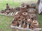 (3) Pallets of Asst'd Pumping Unit Tail Sheaves &