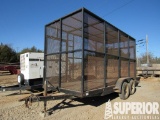 (x) 2012 POWER HOUSE 8'H x 7'W x 16'L T/A Bumper H