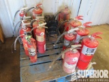 (17) Fire Extinguishers, (5) 5-Gal Gas Cans, Hard