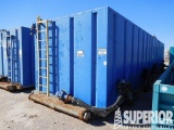 (8-9) 8'H x 10'W x 35'L 400-Bbl Crimped Steel Open