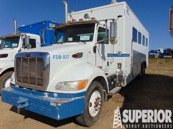(x) 2013 PETERBILT 348 T/A Data Van Truck, VIN-2NP