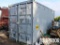 2017 20'L Shipping Container, S/N-KINU2401993, w/