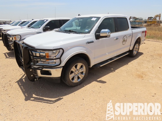 (x) 2019 FORD F-150 Lariat 4x4 Crew Cab Pickup Tru