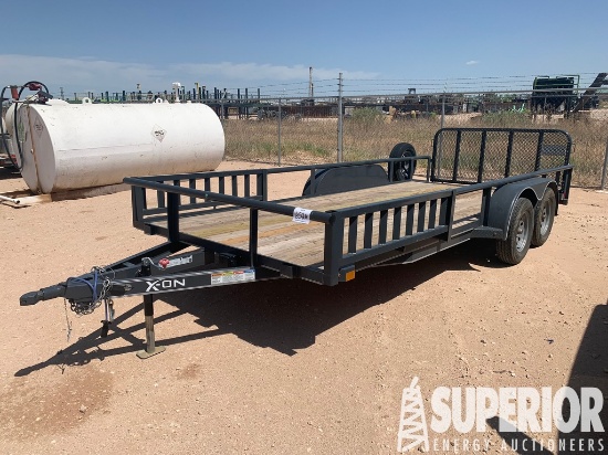 (x) 2020 XON 8'W x 18'L T/A Utility Trailer, VIN-7