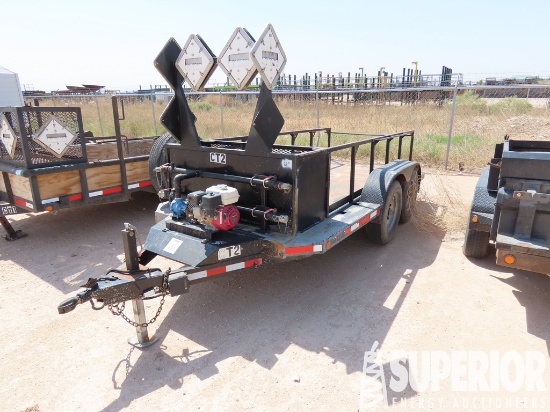 (x) 2016 HERNCO T/A Bumper Pull Utility Trailer, 5