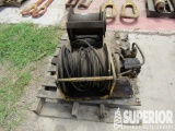 (2-49) (2) Pallets w/ (4) Various Size Winches