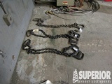 (12-195) Large Lot of Various Size Wire Rope Lifti