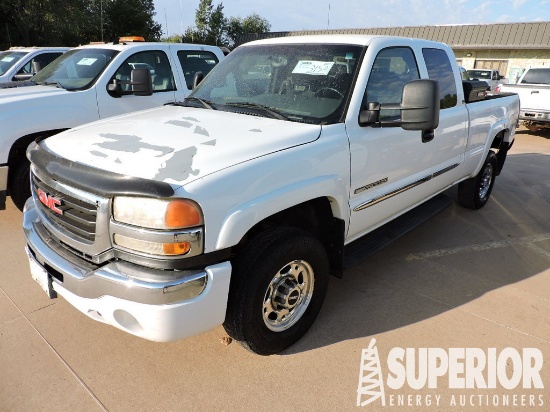 (x) 2007 GMC Sierra 2500HD Extended Cab 4x4, VIN-1