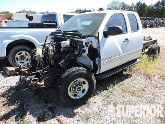 (x) 2007 GMC 2500HD Ext Cab 4x4 Cab & Chassis, VIN