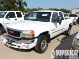 (x) 2006 GMC 2500HD Ext Cab 4x4 Pickup, VIN-1GTHK2