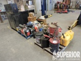 (3) Mechanic's Toolboxes, (2) Manual Gear Oil Pump