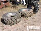 (3) 17.5-25 Tires w/Wheels f/Skytrak