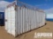 (12-91) 8'W x 8'H x 20'L Crimped Steel Shipping Co
