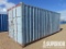 (12-94) 8'W x 8'H x 20'L Crimped Steel Shipping Co